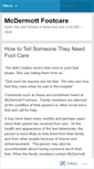 Mobile Screenshot of mcdermottfootcare.com