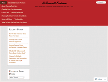 Tablet Screenshot of mcdermottfootcare.com